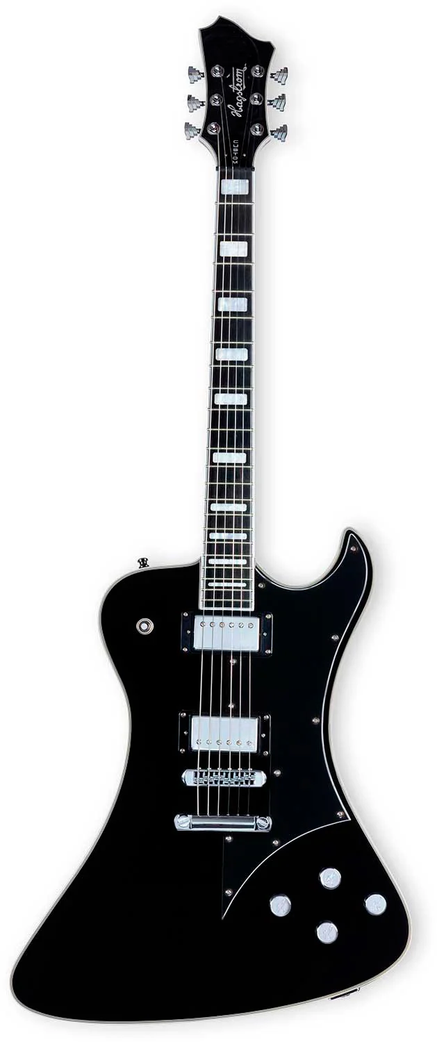 HAGSTROM FANTOMEN CUSTOM BLK GUITARRA ELECTRICA NEGRA