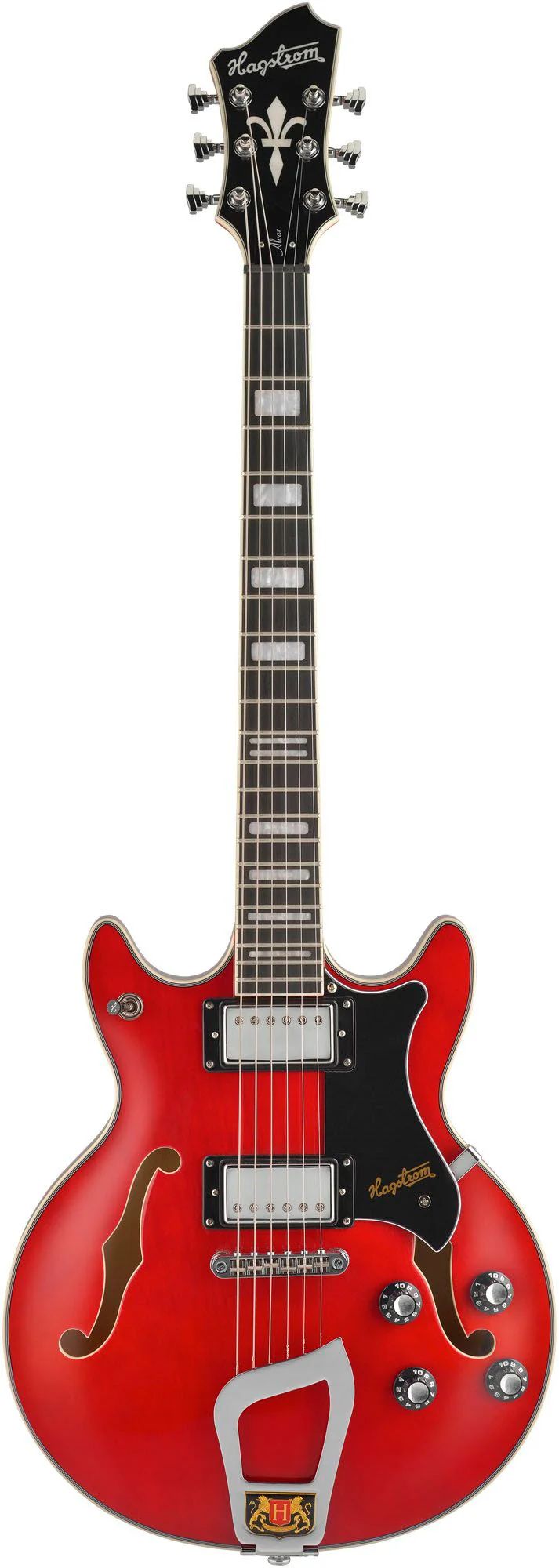HAGSTROM ALVAR WCT GUITARRA ELECTRICA WILD CHERRY TRANSPARENT