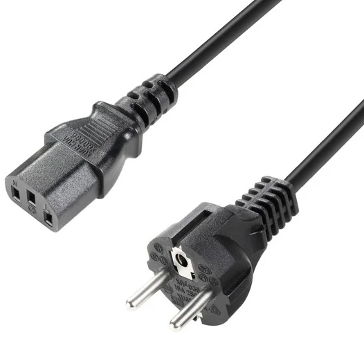 ADAM HALL K4PKD0500 CABLE CORRIENTE IEC CEE 7 7 C13 5 METROS