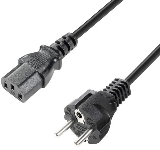 ADAM HALL K3PKD0200 CABLE CORRIENTE IEC CEE 7 7 C13 2 METROS