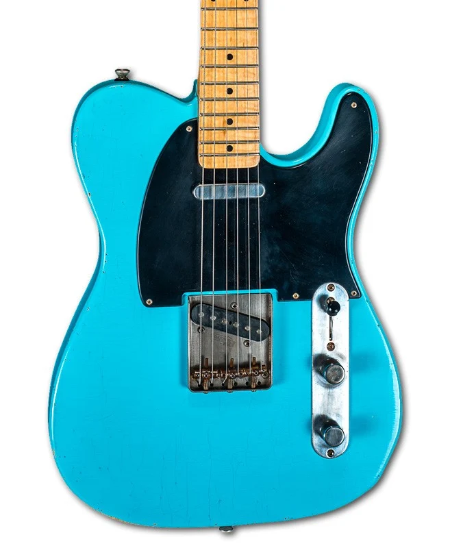 MAYBACH TELEMAN T54 GUITARRA ELECTRICA CADDY BLUE AGED