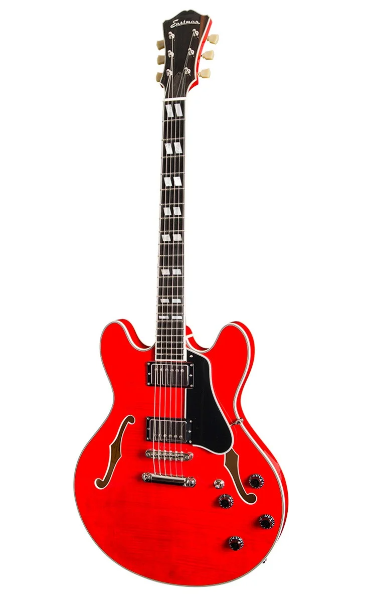 EASTMAN T486 RD ARCHTOP THINLINE GUITARRA ELECTRICA ROJA