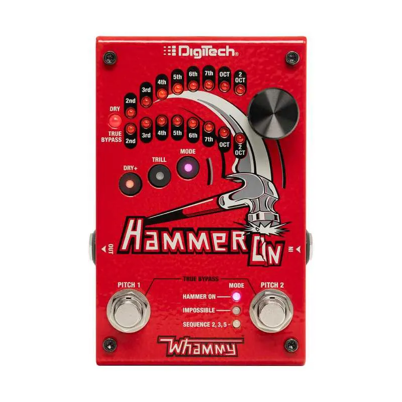 DIGITECH HAMMER ON WHAMMY PEDAL OCTAVADOR