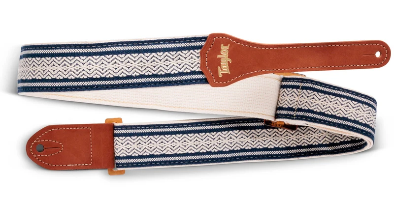 TAYLOR 4016-20 ACADEMY JACQUARD COTTON CORREA GUITARRA BLANCO AZUL