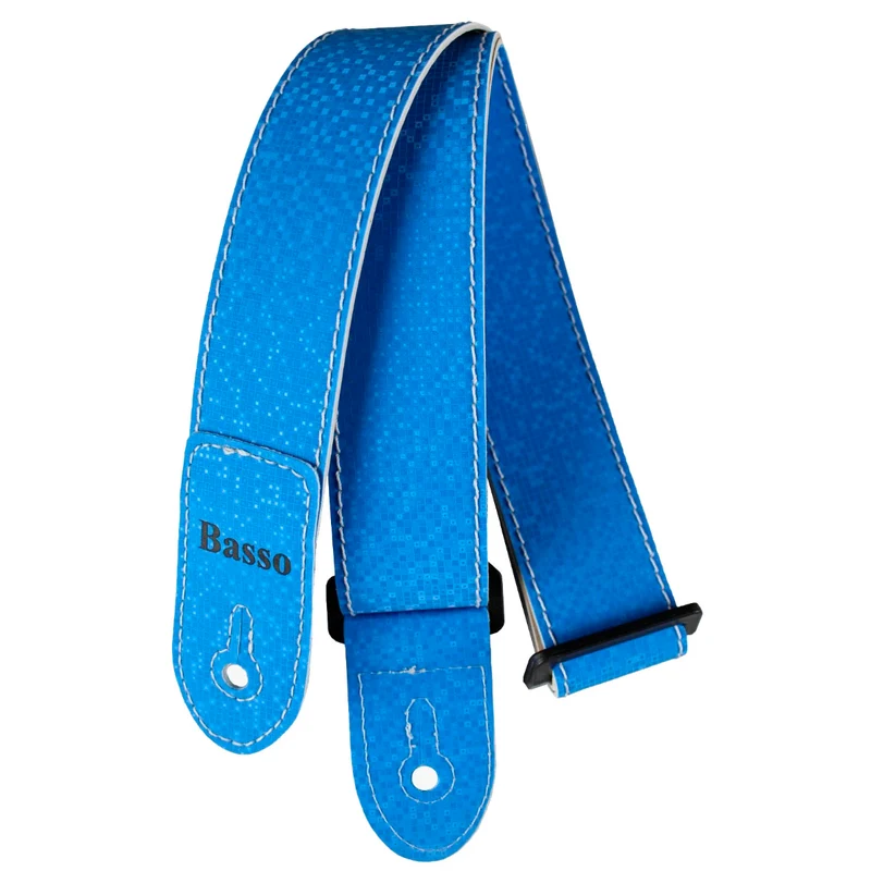 AUVISA SF194KD CORREA SINTETICA JUNIOR GUITARRA Y BAJO AZUL