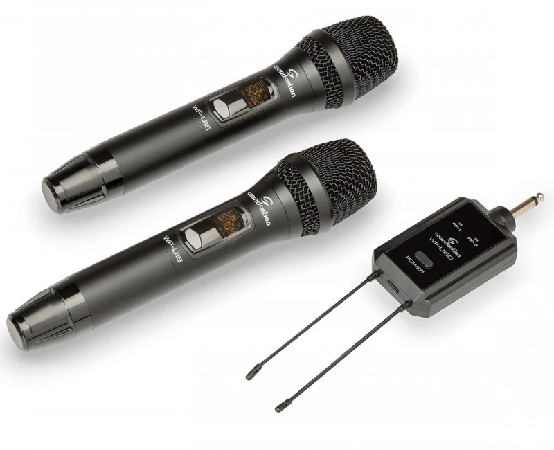 SOUNDSATION U16HH-A1 POCKET MIC SISTEMA 2 MICROFONOS INALAMBRICO UHF