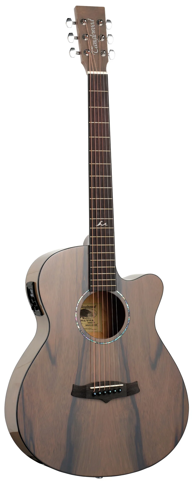 TANGLEWOOD TA4CE GY GUITARRA ELECTROACUSTICA SUPER FOLK HARBOUR GREY