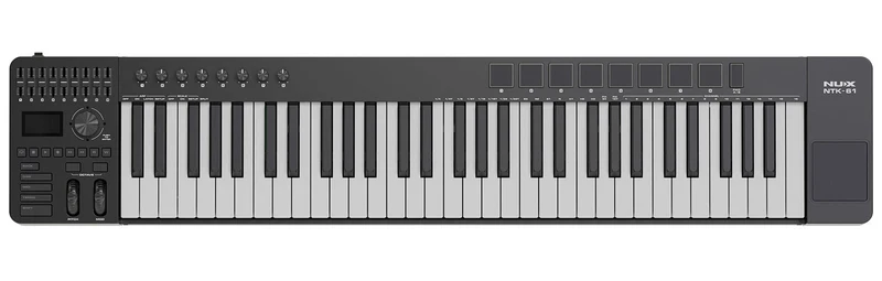 NUX NTK-61 TECLADO CONTROLADOR MIDI 61 TECLAS