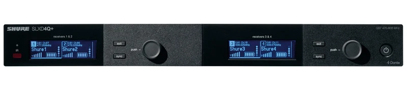 SHURE SLXD4QDANE G65 QUAD RECEIVER RECEPTOR INALAMBRICO
