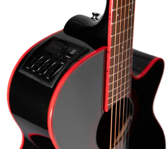 TAKAMINE GF49CE CB GUITARRA ELECTROACUSTICA FX COSMIC BLACK PEARL