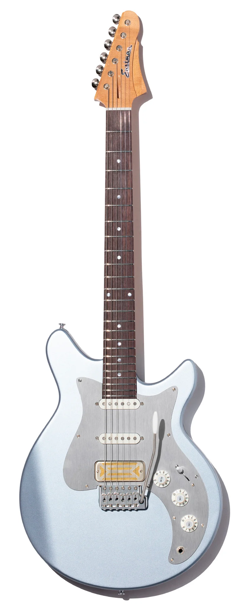 EASTMAN FT-DC-62 IBM FULLERTONE DOUBLE CUT GUITARRA ELECTRICA ICE BLUE METALLIC