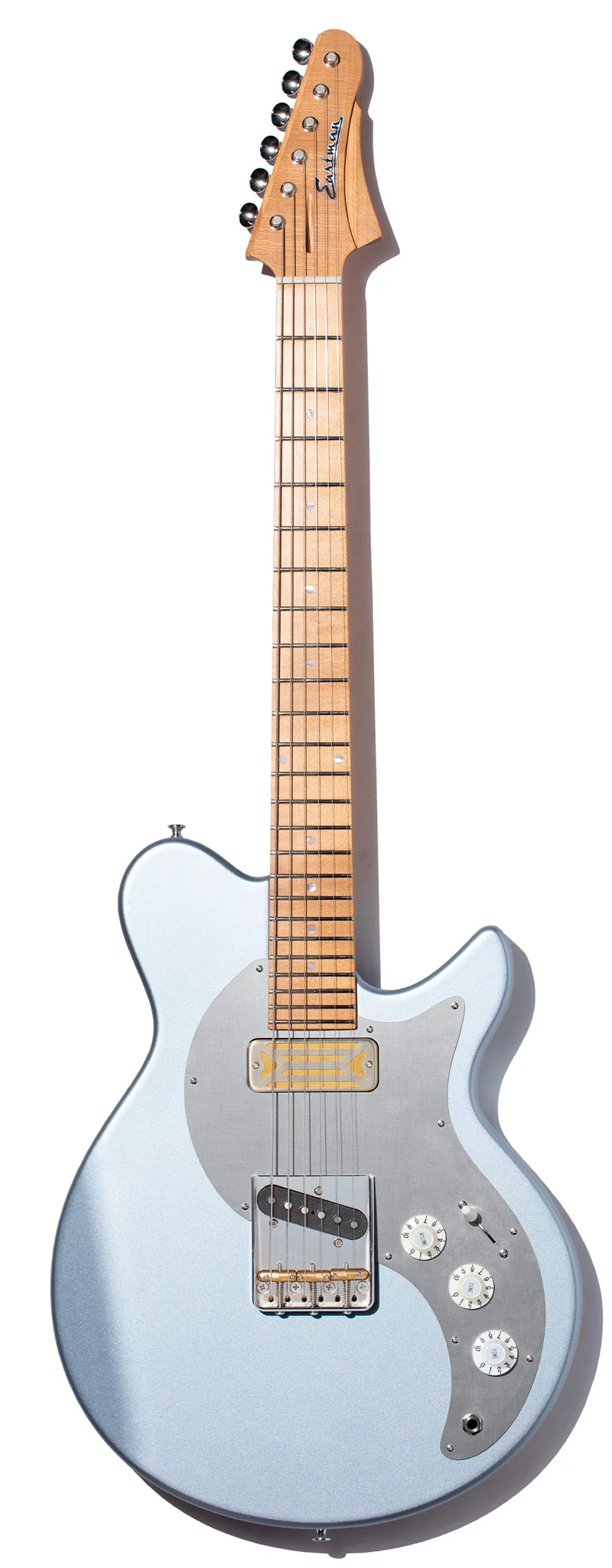 EASTMAN FT-SC-52 IBM FULLERTONE SINGLE CUT GUITARRA ELECTRICA ICE BLUE METALLIC