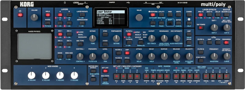 KORG MULTI POLY MODULE MODULO SINTETIZADOR ANALOGICO