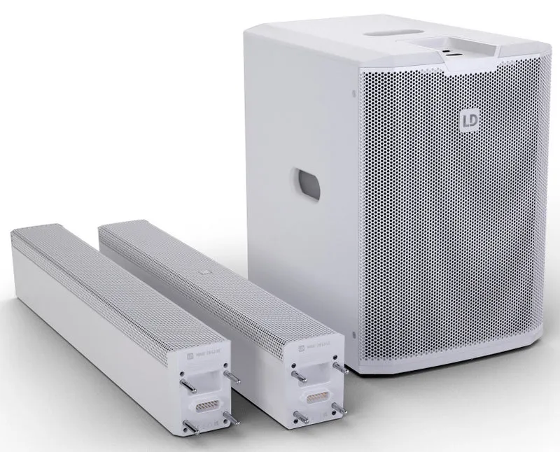 LD SYSTEMS MAUI 28 G3 MIX W SISTEMA DE SONIDO CON MEZCLADOR DIGITAL BLANCO