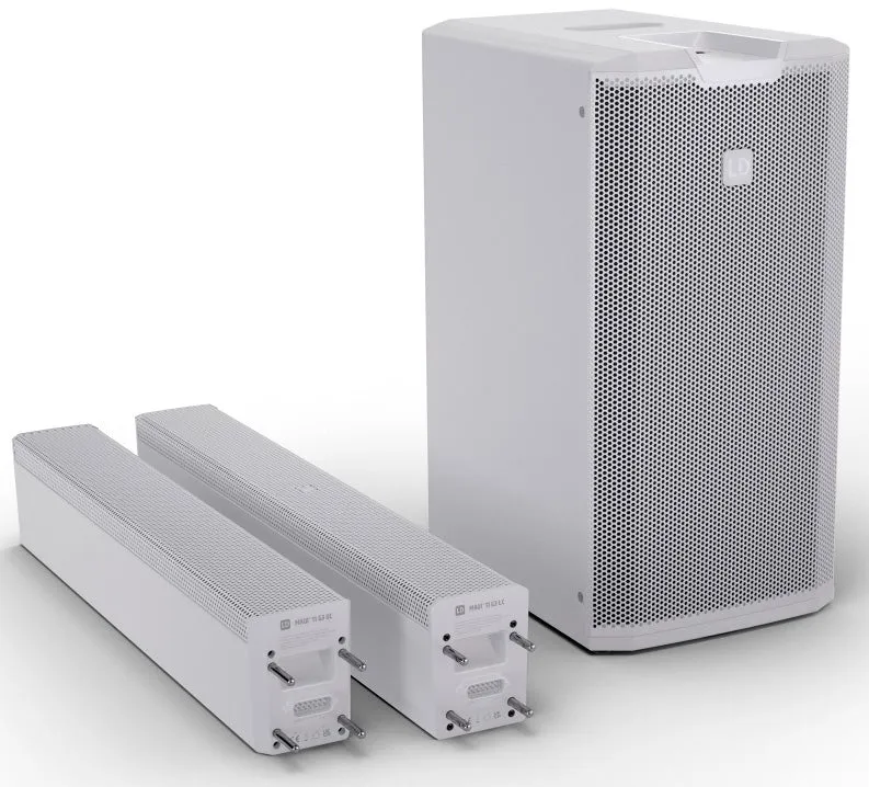 LD SYSTEMS MAUI 11 G3 MIX W SISTEMA DE SONIDO CON MEZCLADOR DIGITAL BLANCO