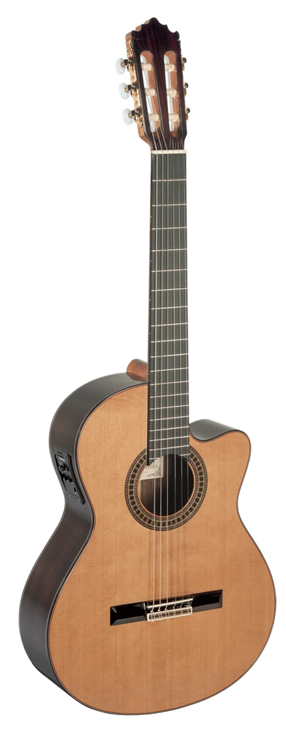 ARANJUEZ 234TE GUITARRA ESPAÑOLA CUERPO ESTRECHO ELECTRIFICADA