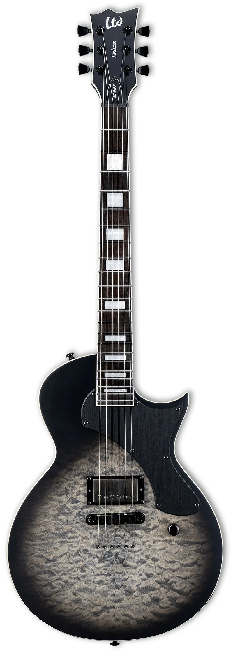 ESP LTD EC01FT CBS GUITARRA ELECTRICA CHARCOAL BURST SATIN