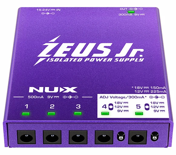 NUX NIP-Z6 ZEUS JR ALIMENTADOR PEDALES 6 SALIDAS