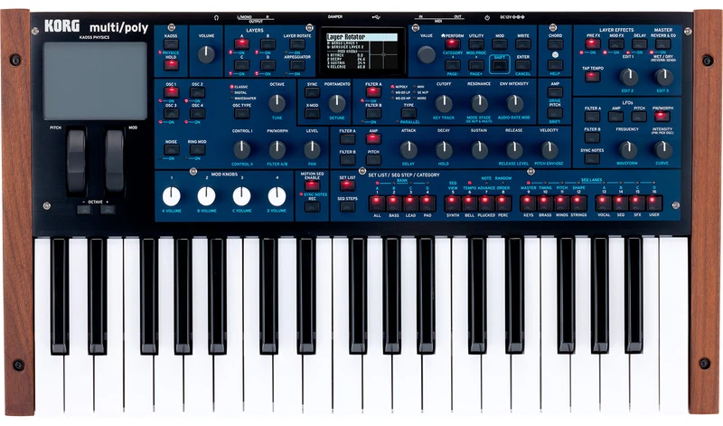 KORG MULTIPOLY TECLADO SINTETIZADOR 37 TECLAS