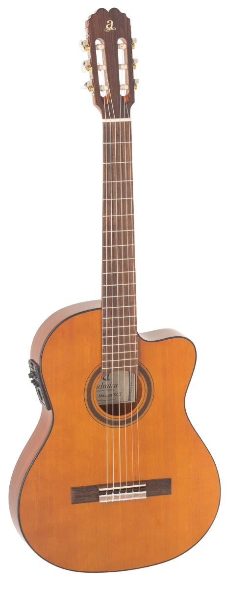 ADMIRA MALAGA ECT GUITARRA ESPAÑOLA ELECTRIFICADA CUERPO ESTRECHO