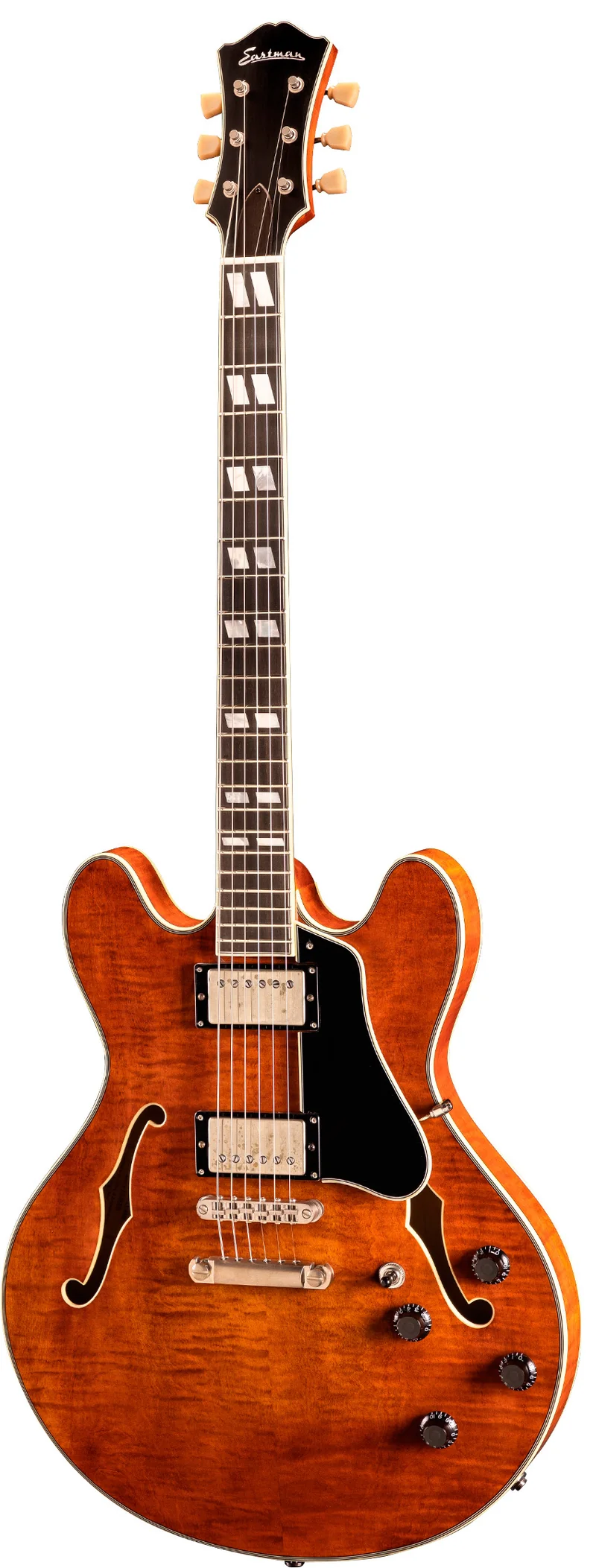 EASTMAN T59/TV AMB TRUE VINTAGE THINLINE GUITARRA ELECTRICA VINTAGE AMBER