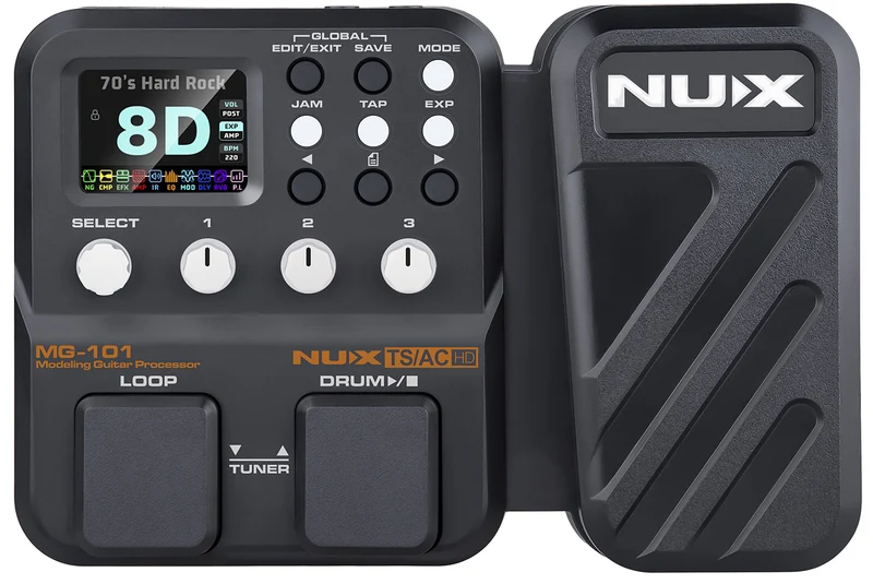 NUX MG101 PEDALERA MULTIEFECTOS GUITARRA