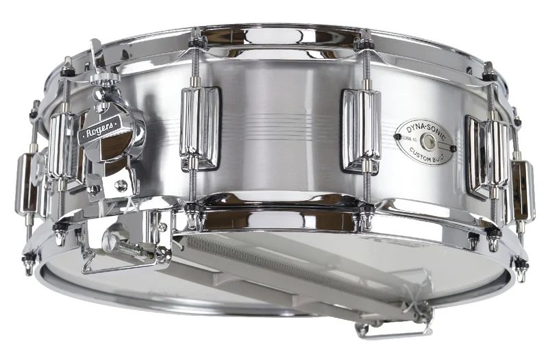 ROGERS NO37 AL 7-LINE DYNA SONIC SATIN CAJA BATERIA ALUMINIO 14X6.5