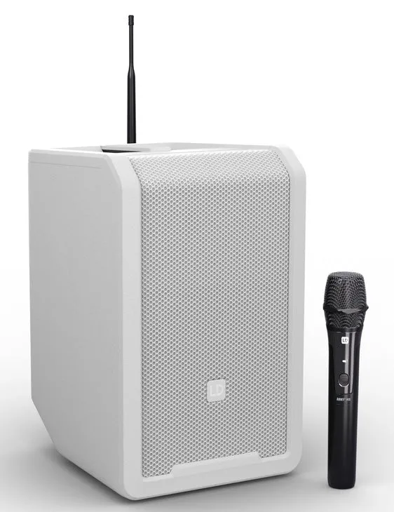 LD SYSTEMS ANNY8 HHD B5 W ALTAVOZ PA BLUETOOTH CON MICROFONO DE INALAMBRICO PURE WHITE