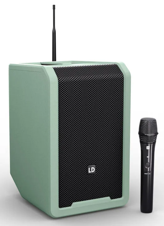 LD SYSTEMS ANNY8 HHD B5 GN ALTAVOZ PA BLUETOOTH CON MICROFONO DE INALAMBRICO ADVENTURE GREEN