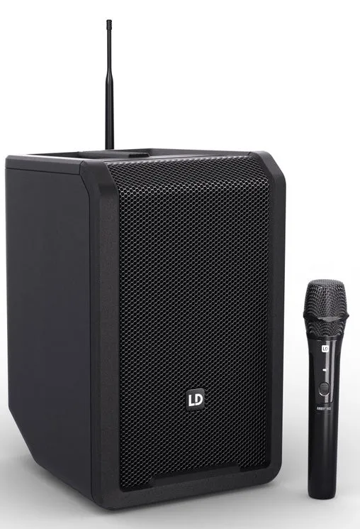 LD SYSTEMS ANNY8 HHD B5 ALTAVOZ PA BLUETOOTH CON MICROFONO DE INALAMBRICO STAGE BLACK