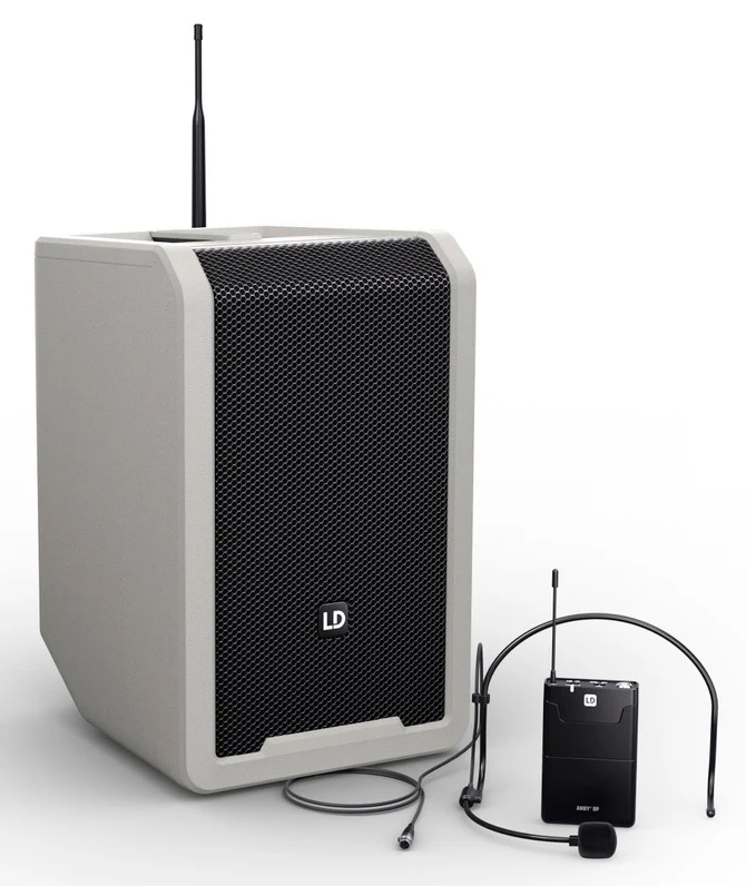 LD SYSTEMS ANNY8 BPH B5 G ALTAVOZ PA BLUETOOTH CON MICROFONO DE DIADEMA URBAN GREY
