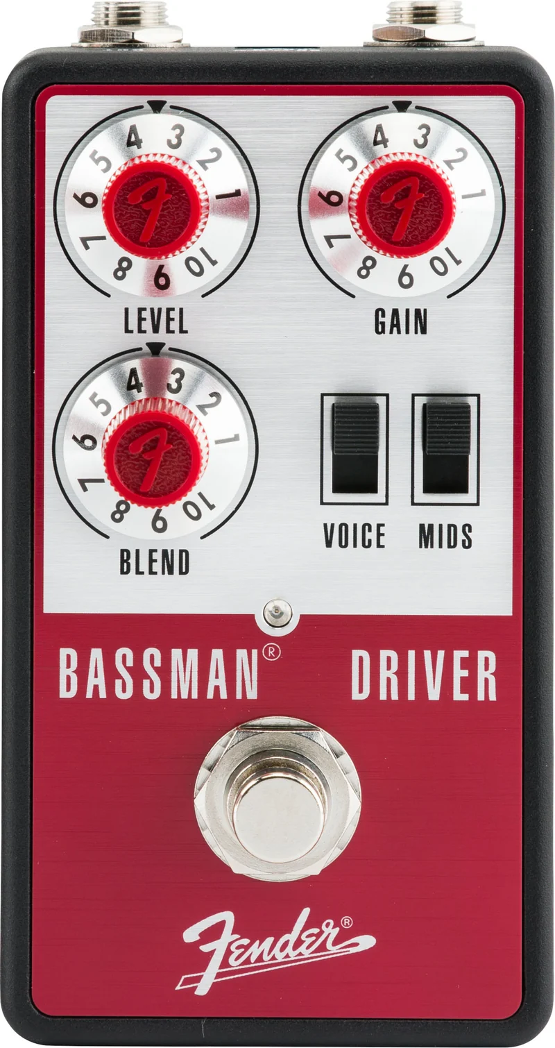 FENDER BASSMAN DRIVER PEDAL OVERDRIVE BAJO