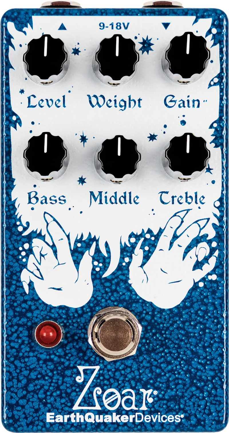 EARTHQUAKER DEVICES ZOAR PEDAL DISTORSION
