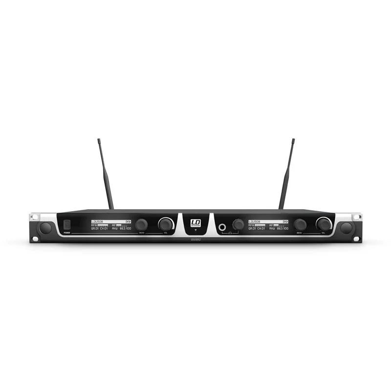 LD SYSTEMS U505 R2 RECEPTOR DOBLE SISTEMA INALAMBRICO