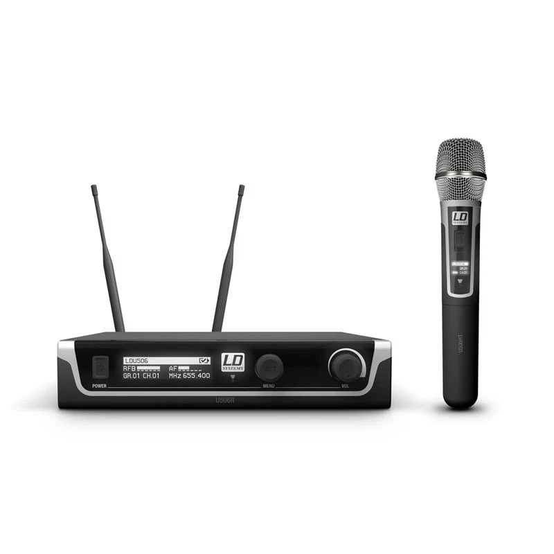 LD SYSTEMS U506 HHC SISTEMA INALAMBRICO CON MICROFONO DE MANO DE CONDENSADOR