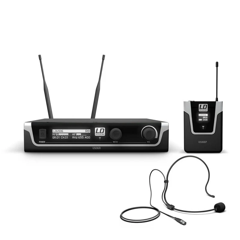 LD SYSTEMS U506 BPH SISTEMA INALAMBRICO MICROFONO DE DIADEMA