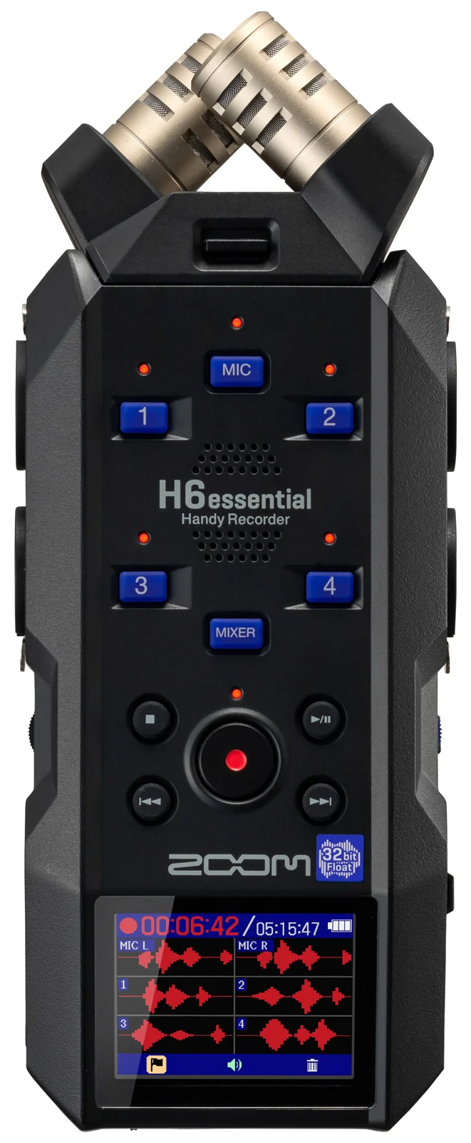 ZOOM H6E ESSENTIAL GRABADOR PORTATIL DIGITAL 6 PISTAS