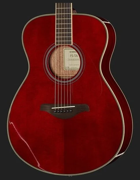 YAMAHA FSTA RR TRANSACOUSTIC GUITARRA ELECTROACUSTICA CONCIERTO RUSTY RED