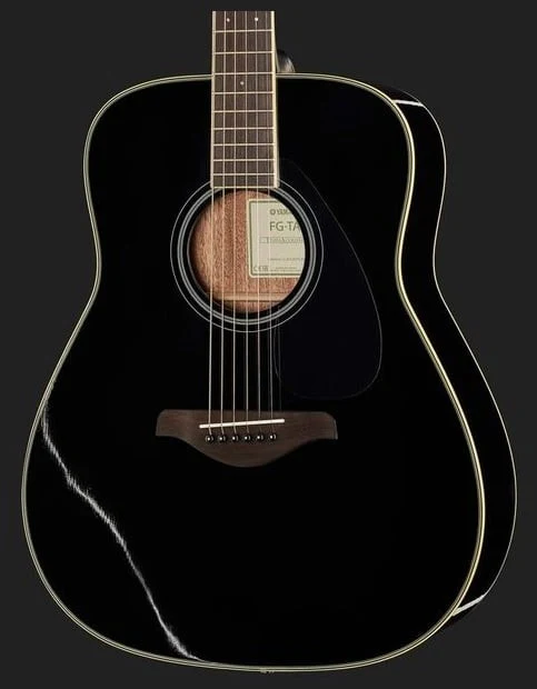 YAMAHA FGTA BL TRANSACOUSTIC GUITARRA ELECTROACUSTICA WESTERN NEGRA
