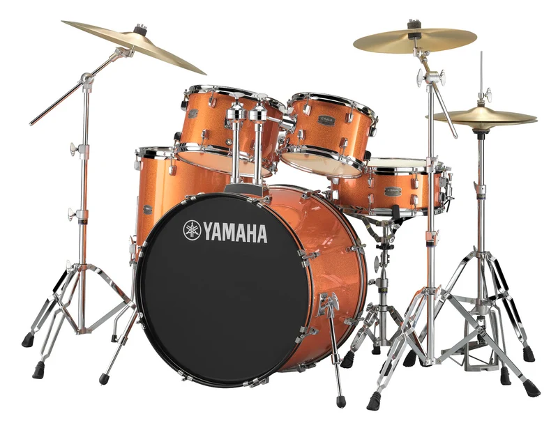 YAMAHA RDP2F5 ORG SET RYDEEN BATERIA ACUSTICA CON HERRAJES ORANGE GLITTER