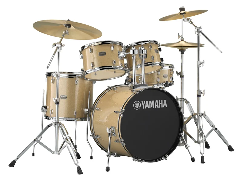 YAMAHA RDP0F5 CPG SET RYDEEN BATERIA ACUSTICA CON HERRAJES CHAMPAGNE GLITTER