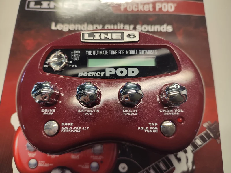 LINE 6 POCKET POD PROCESADOR EFECTOS. SEGUNDA MANO