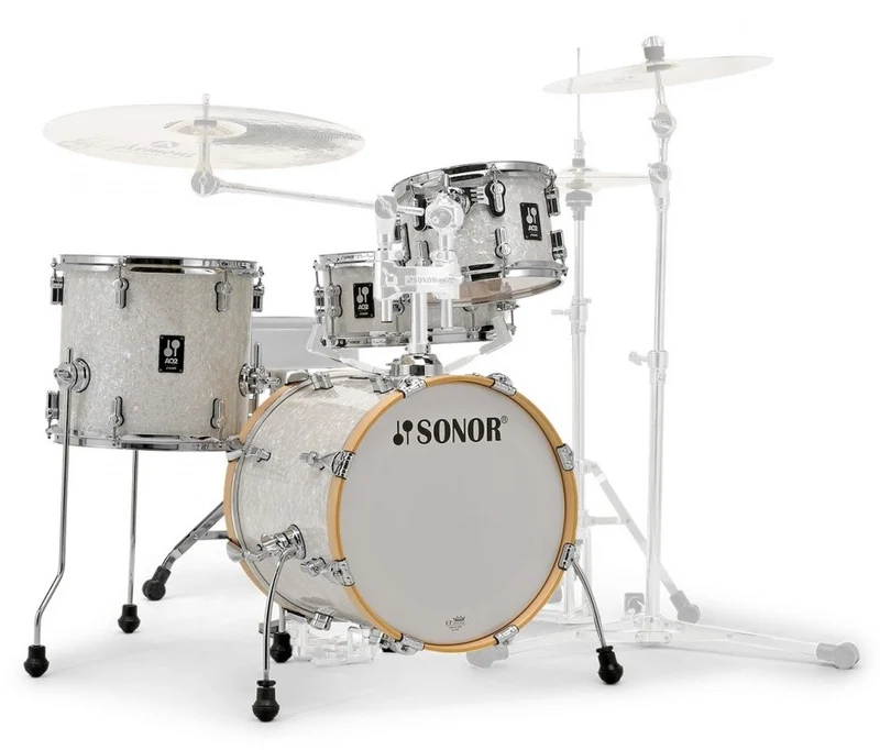 SONOR AQ2 SAFARI SET WHP BATERIA ACUSTICA WHITE PEARL