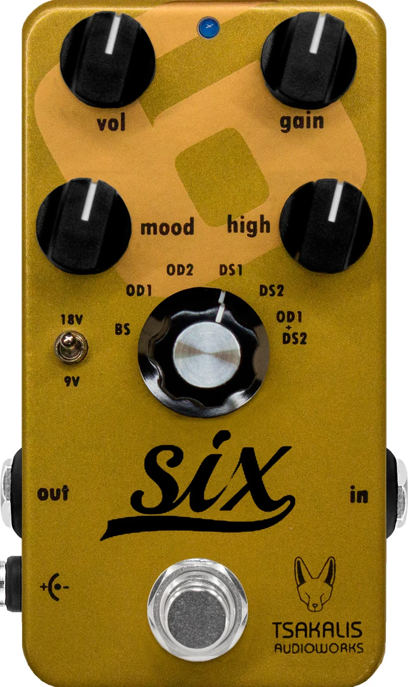 TSAKALIS AUDIOWORKS SIX PEDAL DISTORSION