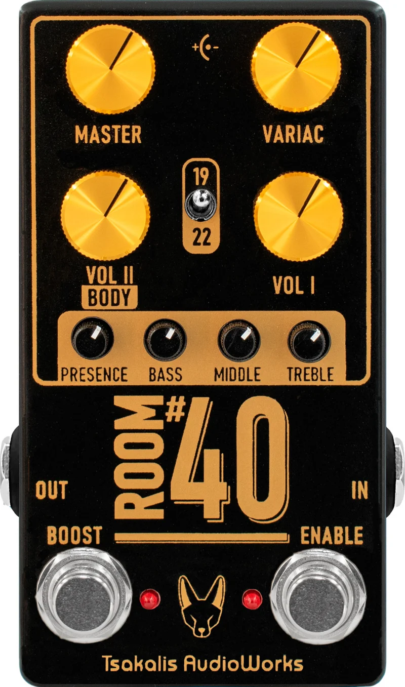 TSAKALIS AUDIOWORKS ROOM 40 PEDAL OVERDRIVE