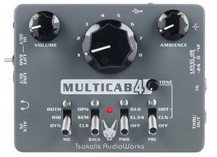 TSAKALIS AUDIOWORKS MULTICAB 4 PEDAL PREAMPLIFICADOR