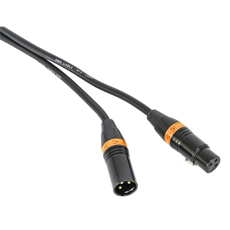 AUVISA 18-5552 SDX3-3 DMX-XLRF-XLRM-3 CABLE DMX MACHO HEMBRA 3 METROS