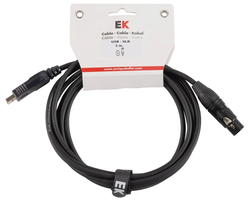 EK AUDIO D004 CABLE USB XLR 3 METROS