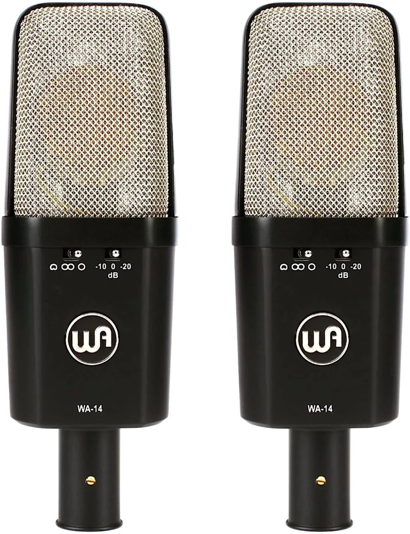 WARM AUDIO WA-14SP PAREJA MICROFONO DE CONDENSADOR TRIPLE PATRON POLAR