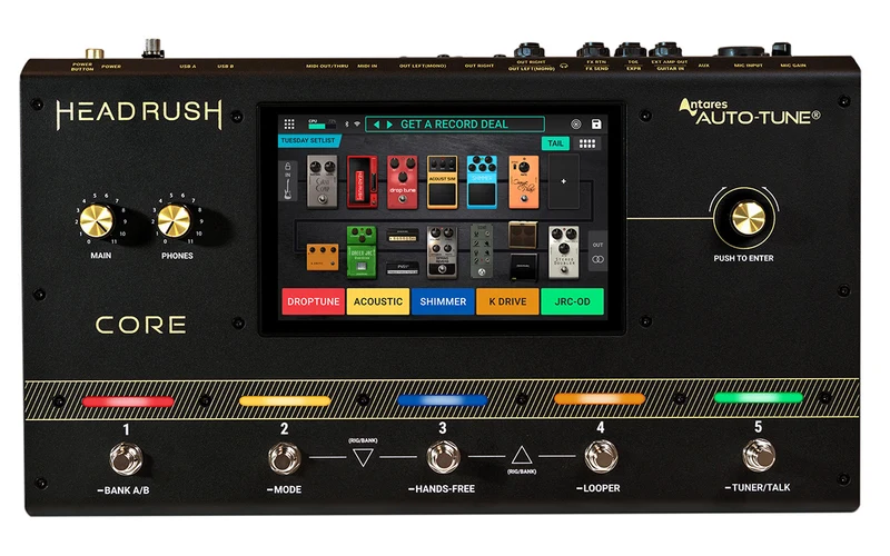 HEADRUSH CORE PEDALERA MULTIEFECTOS GUITARRA